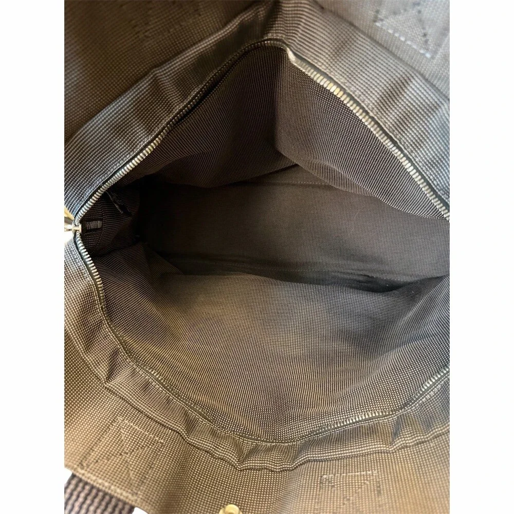 Hermes Grey Herline MM Tote Bag  Medium Zip Top With Snaps
